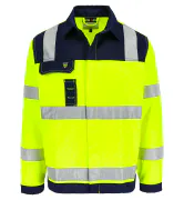 High Vis Gelb/Marineblau