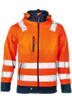High Vis Oranje/Marineblauw