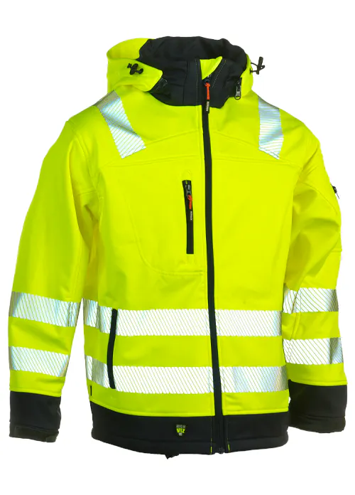 High Vis Gelb/Marineblau