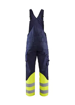 Blåkläder 26051519 Bretelbroek Vlamwerend Steel miniatuur