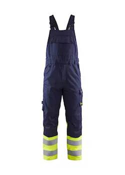 Blåkläder 26051519 Bretelbroek Vlamwerend Steel