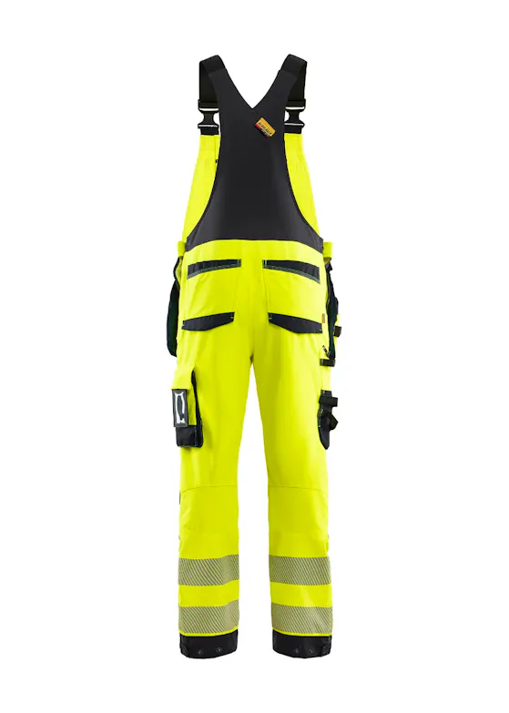 Blaklader 2626 Latzhose, High-Vis, 4-Wege-Stretch, reflektierend