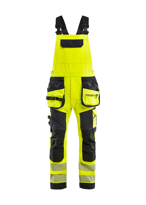 Blaklader 2626 Latzhose, High-Vis, 4-Wege-Stretch, reflektierend
