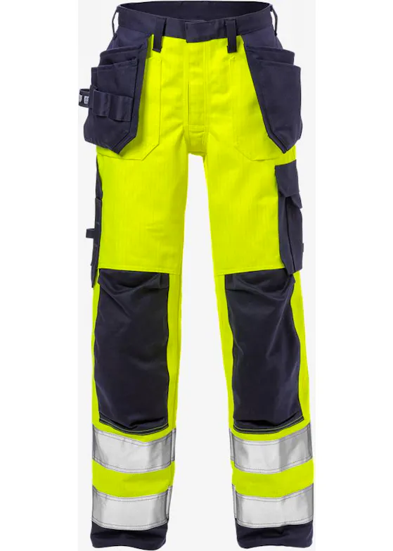 Fristads Flame Hi-Vis-Arbeitsbundhose für Damen, Klasse 2, 2589 Flame
