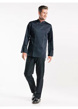 Chaud Devant Roma schwarze Kochjacke