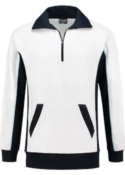 WorkMan 10.6.2701 sweat-shirt zippé bi-tons coupe standard thumbnail (vignette)