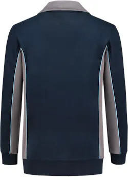 WorkMan 10.6.2701 sweat-shirt zippé bi-tons coupe standard thumbnail (vignette)