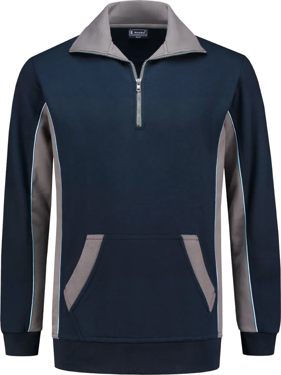 Marineblauw/grijs