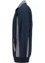 WorkMan 10.6.2701 Zipper Sweater Bi-colour Regular Fit miniatuur