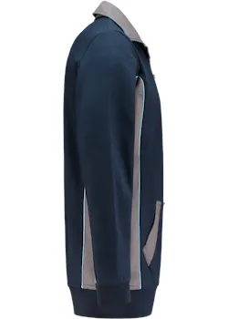 WorkMan 10.6.2701 sweat-shirt zippé bi-tons coupe standard thumbnail (vignette)