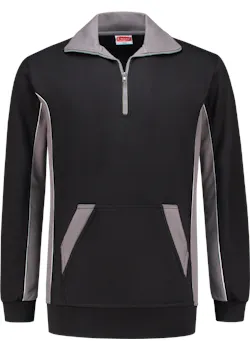 WorkMan 10.6.2701 sweat-shirt zippé bi-tons coupe standard thumbnail (vignette)
