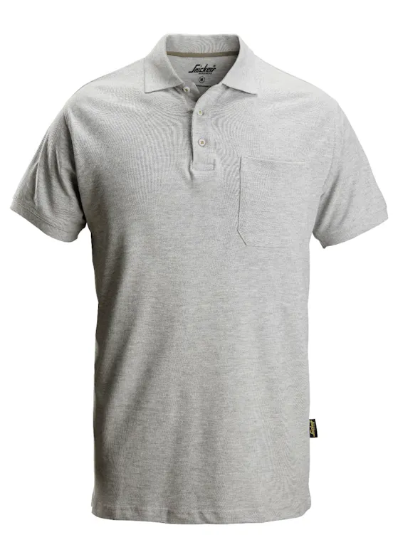 Snickers Workwear Classic Poloshirt Shirt, Grey, M
