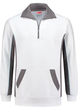 WorkMan 10.6.2701 sweat-shirt zippé bi-tons coupe standard thumbnail (vignette)