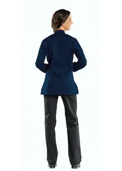 Chaud Devant Veste de chef pour femmes Hilton Poco Navy thumbnail (vignette)