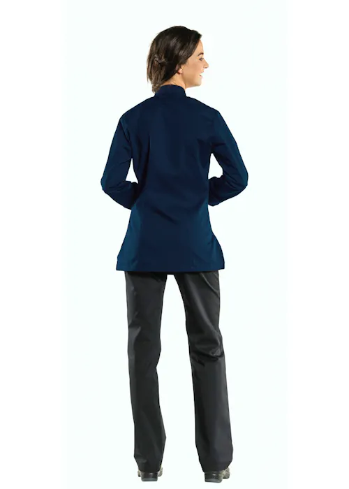 Chaud Devant Veste de chef pour femmes Hilton Poco Navy