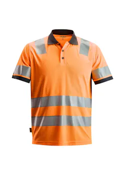 Snickers 2730 Poloshirt High-Vis Klasse 2 Regular Fit miniatuur