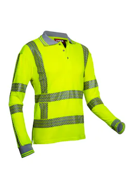 Oxxa X-Viz-Comfort-LS 6220 Poloshirt UV-bescherming RWS Essential
