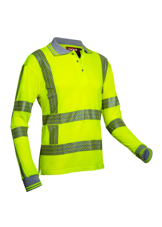 Oxxa X-Viz-Comfort-LS 6220 Poloshirt UV-bescherming RWS Essential