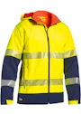Bisley Taped Hi Vis Ripstop Bonded Fleece Jacket miniatuur