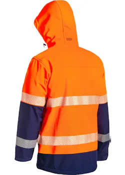 Bisley Taped Hi Vis Ripstop Bonded Fleece Jacket miniatuur