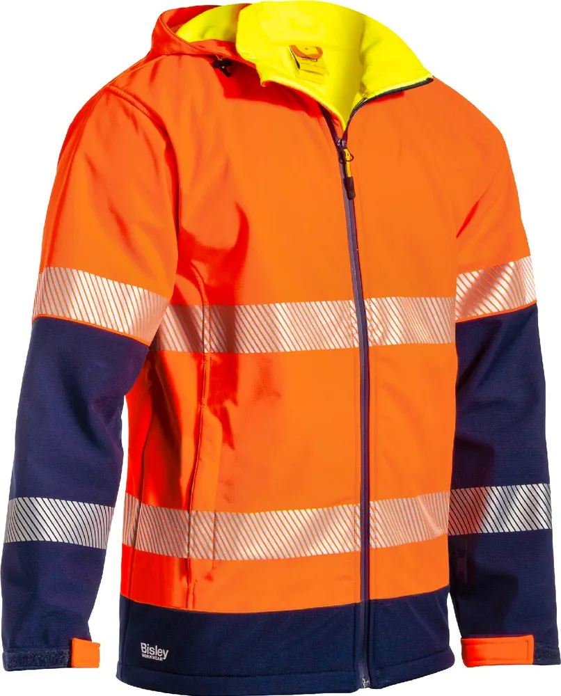High Vis Orange/Marineblau