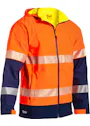 Bisley Taped Hi Vis Ripstop Bonded Fleece Jacket miniatuur
