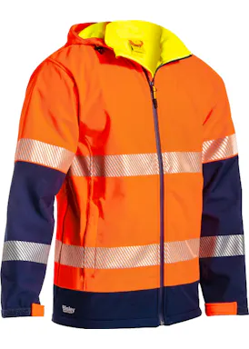 Bisley Taped Hi-Vis Ripstop-Bonded Fleece Jacket