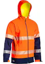 Bisley Taped Hi Vis Ripstop Bonded Fleece Jacket miniatuur
