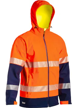 Bisley Taped Hi Vis Ripstop Bonded Fleece Jacket miniatuur