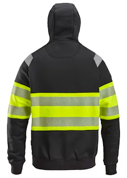 Snickers 2838 Hoodie Met Rits High-Vis Klasse 1 Reflecterend miniatuur