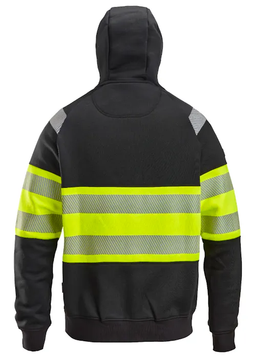 Snickers 2838 Hoodie Met Rits High-Vis Klasse 1 Reflecterend