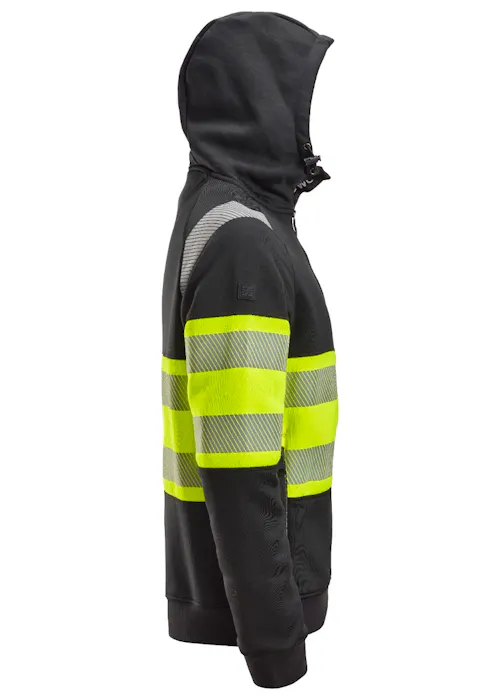 Snickers 2838 Hoodie Met Rits High-Vis Klasse 1 Reflecterend