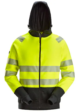 Snickers Warnschutz Klasse 2 Hoodie mit Reißverschluss 2839