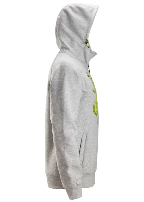 Snickers 2846 sweat à capuche Logo avec fermeture éclair chauffant, coupe standard
