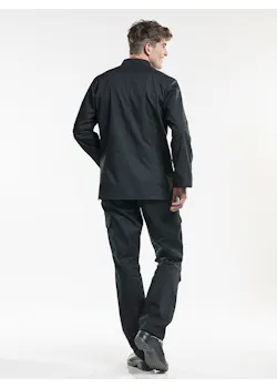 Chef Jacket Biker Schwarz thumbnail