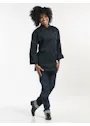 Chef Jacket Biker Black miniatuur