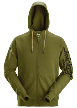 Snickers Logo Sweat à capuche zippé complet thumbnail (vignette)