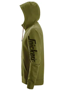 Snickers Logo Sweat à capuche zippé complet thumbnail (vignette)