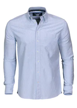 J. Harvest & Frost Indigo Bow 32 2903201 Hemd Regular Fit