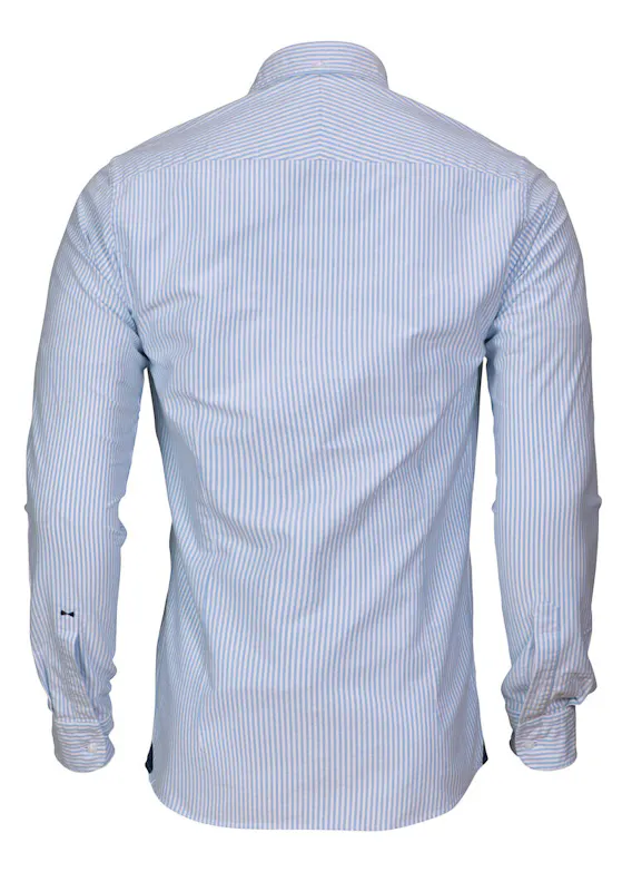 J. Harvest & Frost Hemd Indigo Bow 32 Slim-Fit