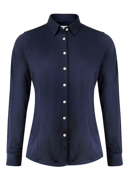 J. Harvest & Frost Indigo Bow 34 2903403 Hemd Slim Fit Dames