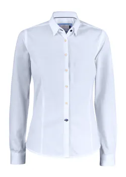 J. Harvest & Frost Indigo Bow 34 2903403 Hemd Slim Fit Dames miniatuur
