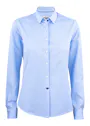 J. Harvest & Frost Indigo Bow 34 2903403 Hemd Slim Fit Dames miniatuur