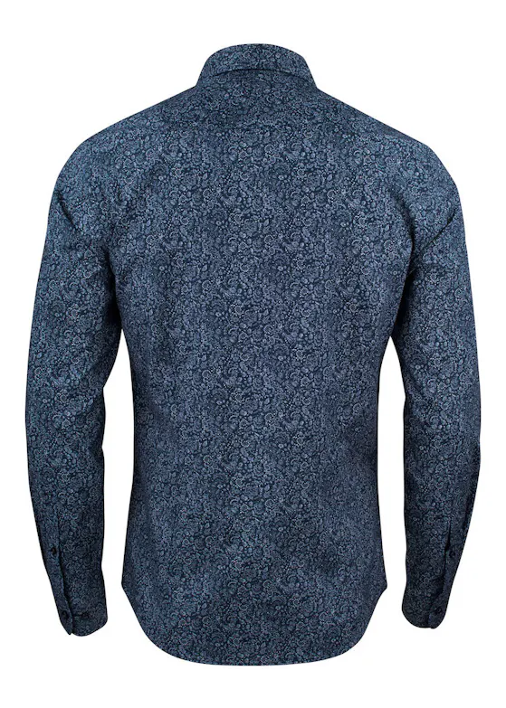 J. Harvest & Frost Indigo Bow 37 2903701 Hemd Regular Fit