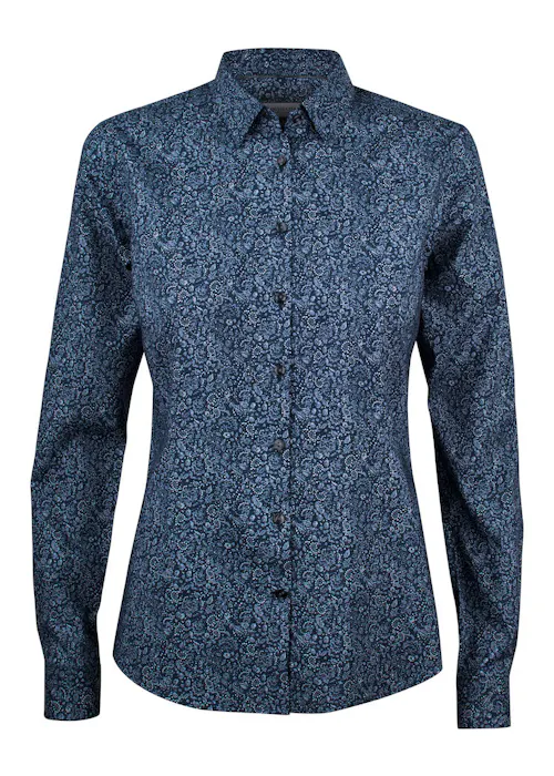 J. Harvest & Frost Indigo Bow 37 2903703 Hemd Regular Fit Dames