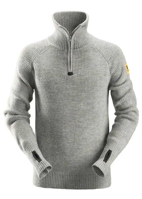 Snickers Workwear 2905 ½-Zip Woolen Sweatshirt