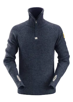 Snickers Workwear 2905 Sweat-shirt en laine demi-zip ½ thumbnail (vignette)