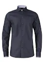 J. Harvest & Frost Yellow Bow 51 2905102 Hemd Slim Fit miniatuur