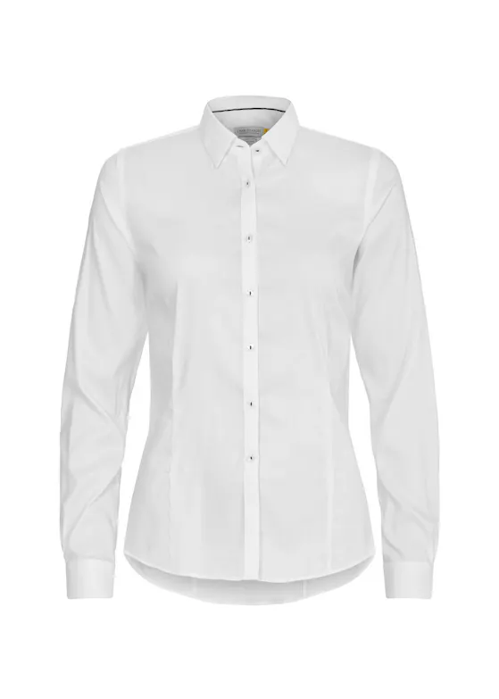J. Harvest & Frost Yellow Bow 52 2905203 Stretch-Hemd Regular-Fit für Damen