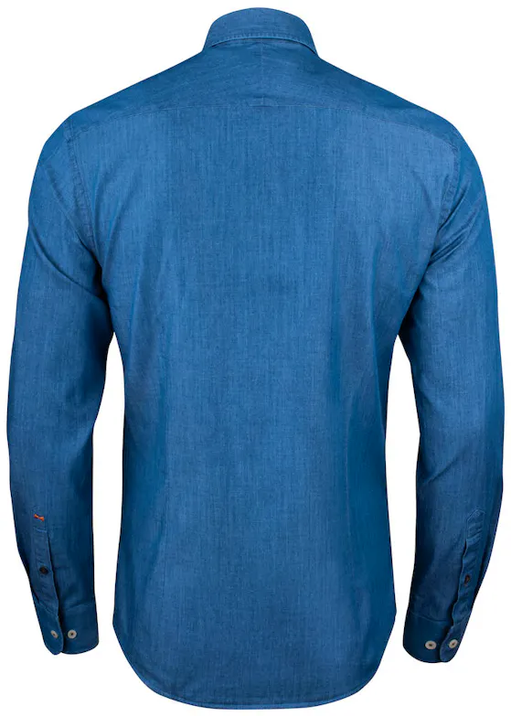 J. Harvest & Frost Indigo Bow 130 2913002 Hemd Slim Fit Stretch